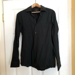 Ben Sherman Black Casual Button Dress Shirt 15.5 / 34-35 Men's Medium